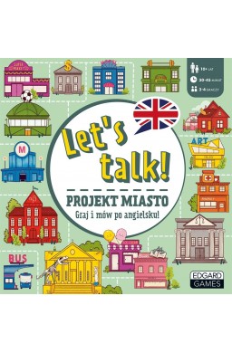 Let's talk! Projekt miasto. Gra do nauki j. ang.