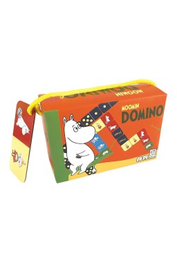 Domino dla Dzieci Gra Logiczna Kuferek Muminki