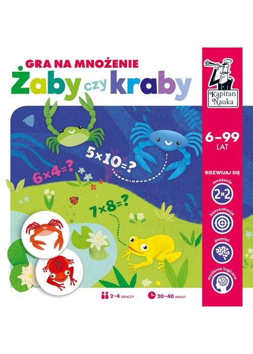 Kapitan Nauka. Żaby czy kraby? Gra na mnożenie