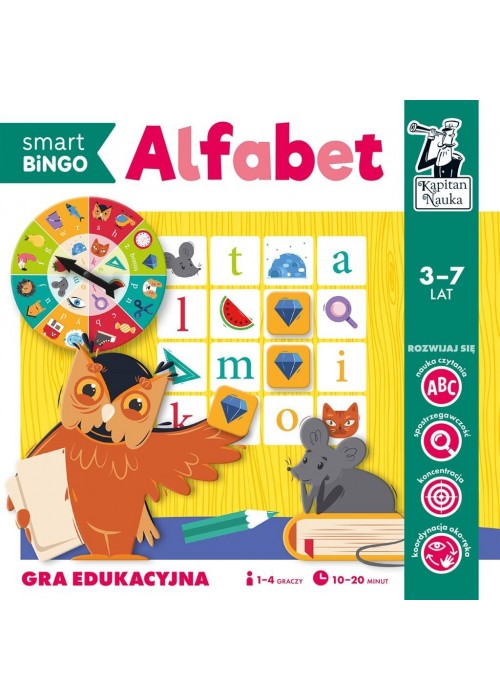 Gra edukacyjna - Alfabet. Smart Bingo