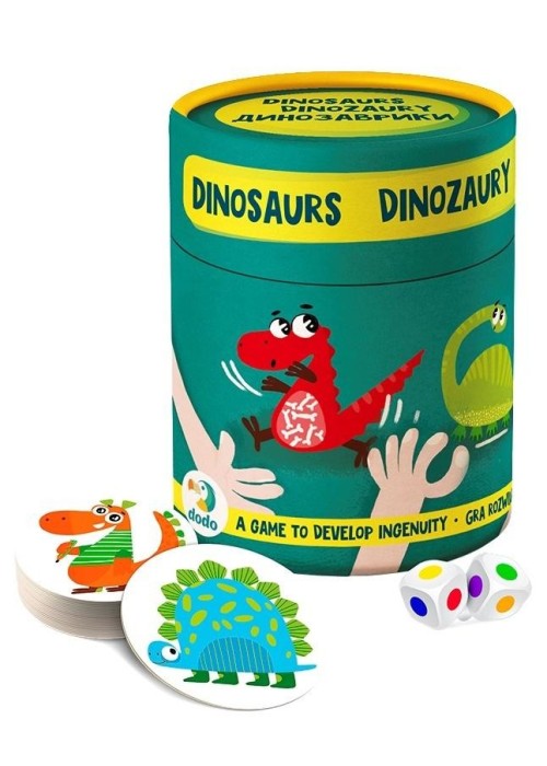 Gra na spostrzegawczość - Dinozaury