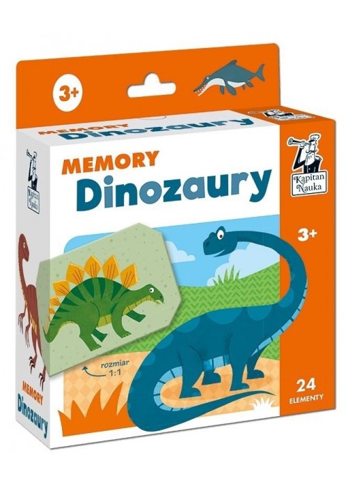 Kapitan Nauka. Memory. Dinozaury 3+