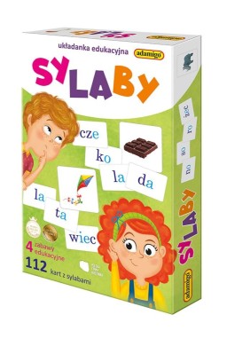 Układanka edukacyjna - Sylaby