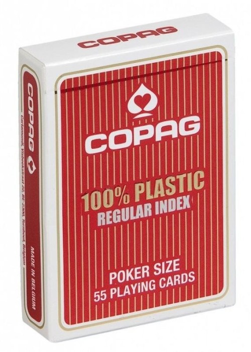 Karty Poker Jumbo czerwone 1x55 CARTAMUNDI Karty Poker Jumbo czerwone 1x55 CARTAMUNDI