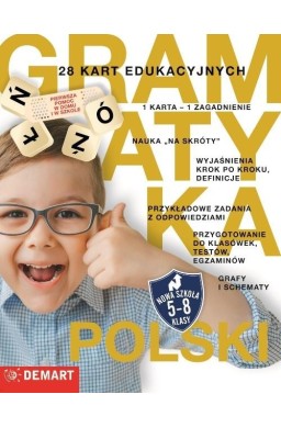 Karty edukacyjne - Język polski. Gramatyka