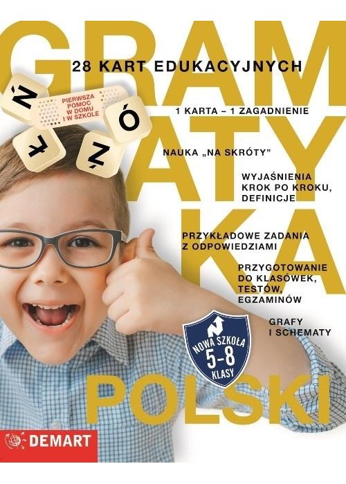 Karty edukacyjne - Język polski. Gramatyka