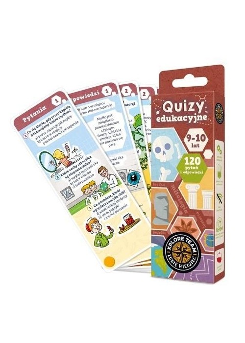 Xplore Team Quizy dla dzieci 9-10 lat