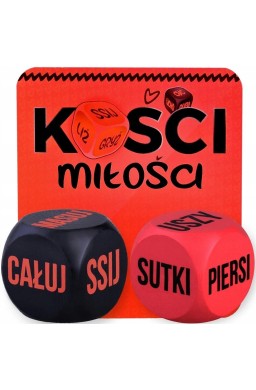 Kości Miłości Super Chłopaka (czerwono-czarne)