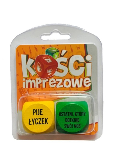 Kości Imprezowe (żółto-zielone)