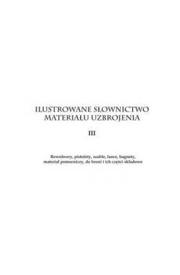 Ilustrowane słownictwo materiału uzbrojenia III