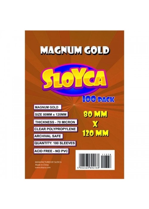 Koszulki Magnum Gold 80x120mm (100szt) SLOYCA