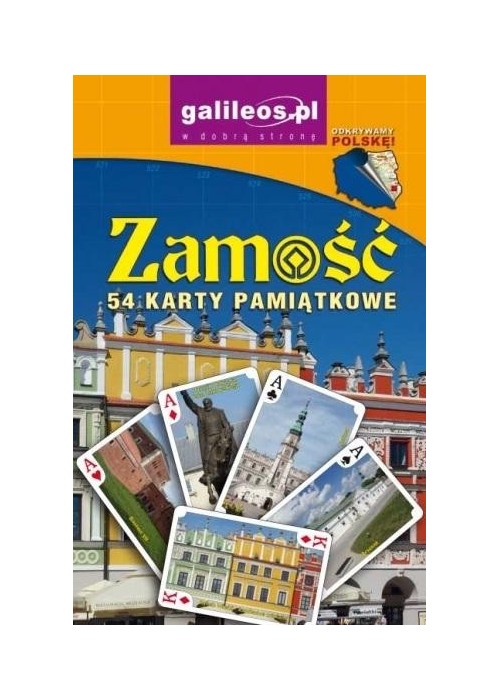 Zamość - karty pamiątkowe do gry. 54 karty do gry Zamość - karty pamiątkowe do gry. 54 karty do gry