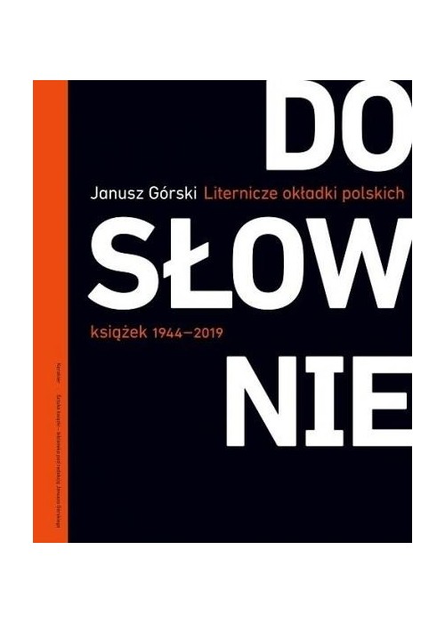 Dosłownie Liternicze i typograficzne okładki..