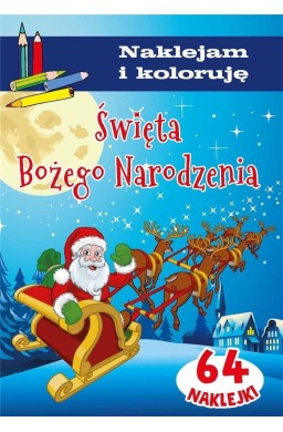 Święta Bożego Narodzenia. Naklejam i koloruję