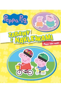 Peppa Pig. Zabawy z naklejkami. Peppa lubi ruch!