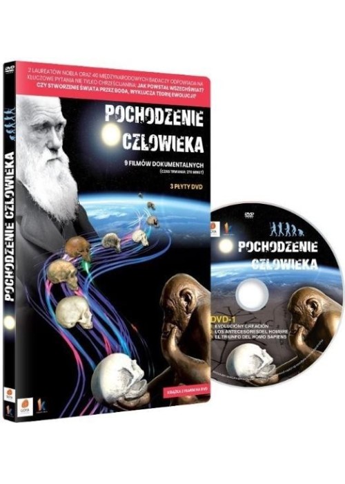 Pochodzenie człowieka - książka + 3DVD