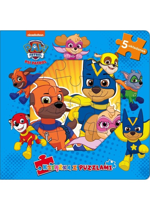 Psi Patrol. Książka z puzzlami