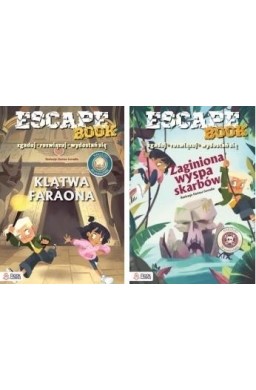 Escape Books Pakiet: Klątwa Faraona + Zaginiona..