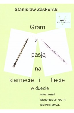 Gram z pasją na klarnecie i flecie w duecie