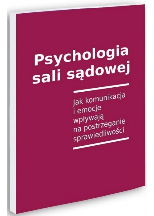 Psychologia sali sądowej