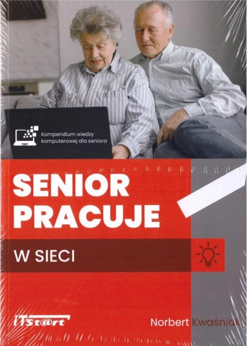 Senior pracuje w sieci