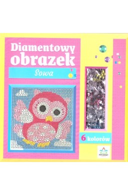 Diamentowy obrazek. Sowa