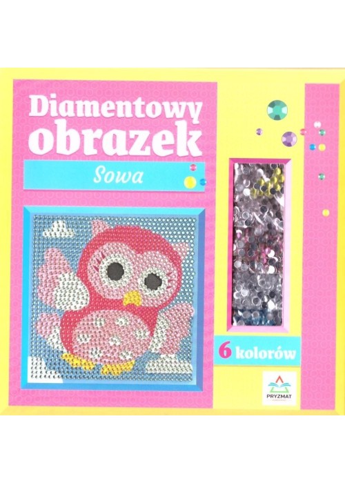 Diamentowy obrazek. Sowa