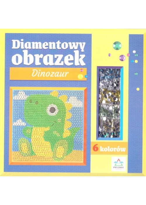 Diamentowy obrazek. Dinozaur