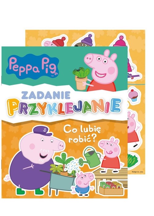 Peppa Pig. Zadanie Przyklejanie. Co lubię robić? Peppa Pig. Zadanie Przyklejanie. Co lubię robić?