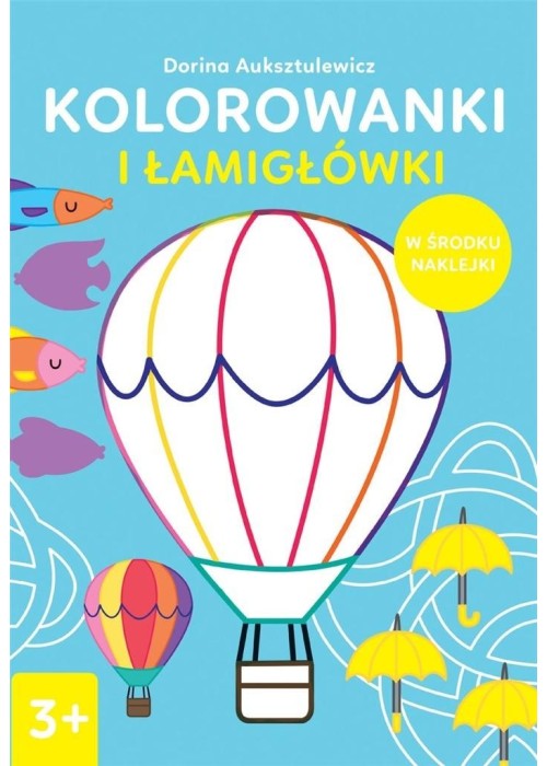Kolorowanki i łamigłówki 3+