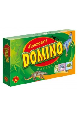 Domino obrazkowe - dinozaury ALEX