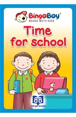 Bingo Boy reads with Kids. Time for School