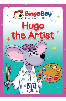 Bingo Boy reads with Kids. Hugo the Artist