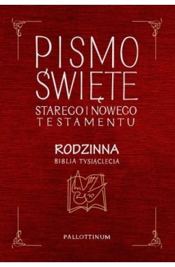 Biblia Tysiąclecia rodzinna czerwona