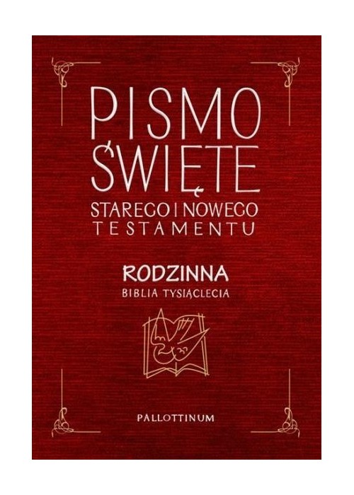 Biblia Tysiąclecia rodzinna czerwona