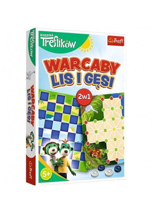 Warcaby Lis i Gęsi - Rodzina Treflików TREFL