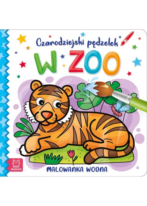 Czarodziejski pędzelek. W zoo. Malowanka wodna