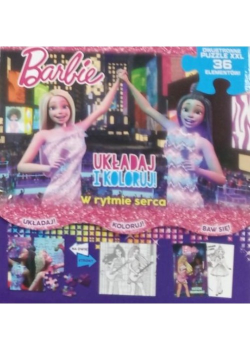 Barbie. Układaj i koloruj. W rytmie serca