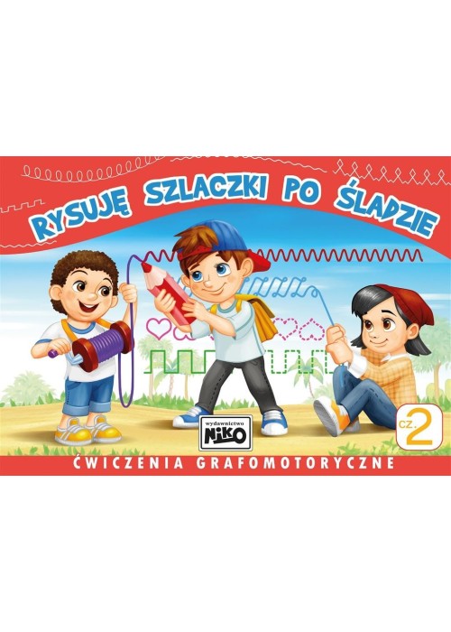 Rysuję szlaczki po śladzie. Ćwiczenia cz.2