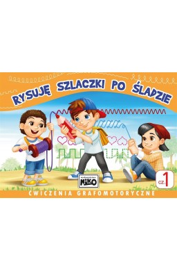 Rysuję szlaczki po śladzie. Ćwiczenia cz.1