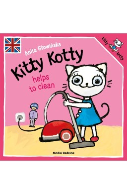 Kitty Kotty helps to clean