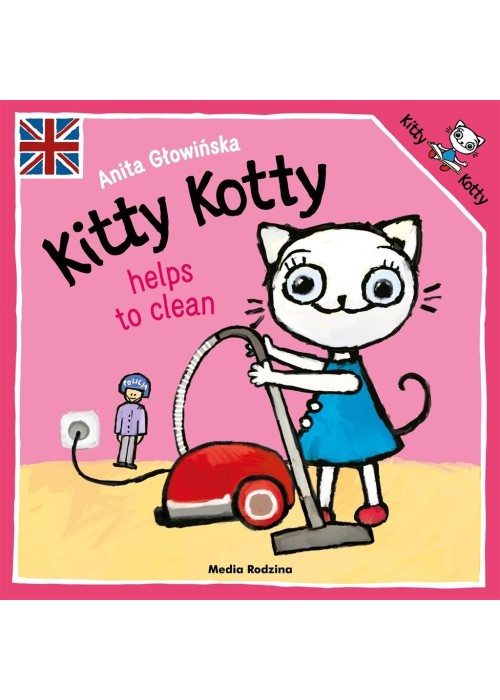 Kitty Kotty helps to clean