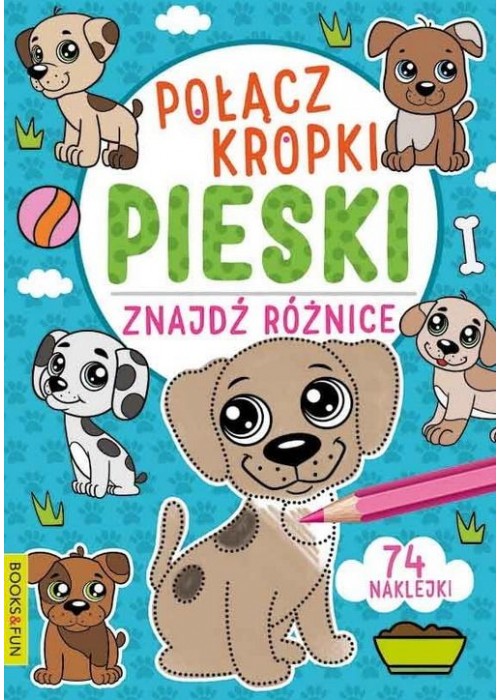 Połącz kropki, znajdź różnice. Pieski