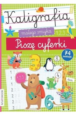 Kaligrafia Malego Smyka Pisze cyferki