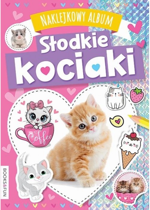 Naklejkowy album Słodkie kociaki