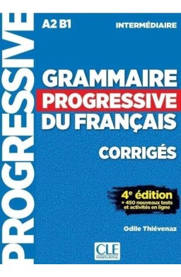 Grammaire progressive niveau... klucz ed.4 A2 B1