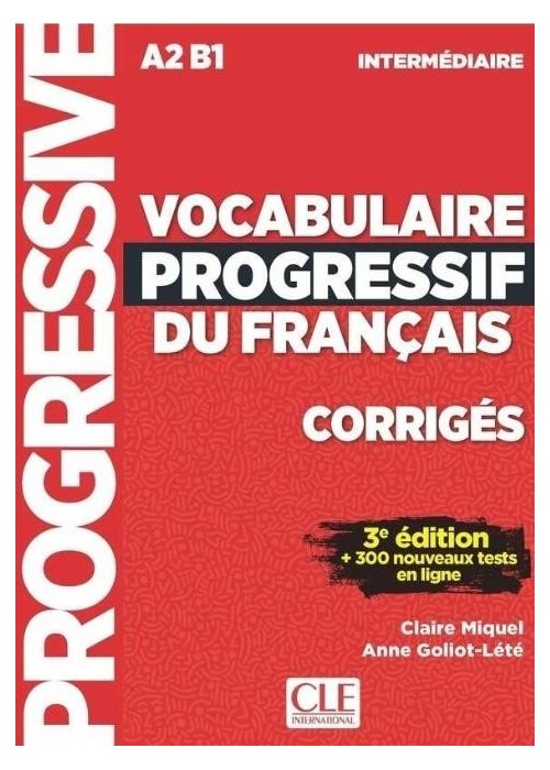 Vocabulaire progressif... klucz ed.3 A2/B1