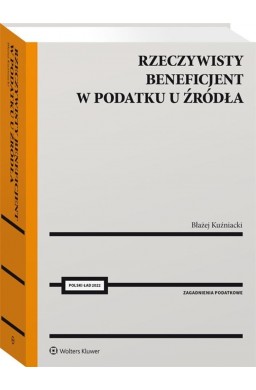 Rzeczywisty beneficjent w podatku u źródła