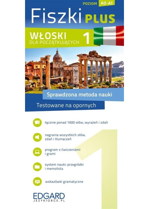 Włoski Fiszki PLUS dla początkujących 1