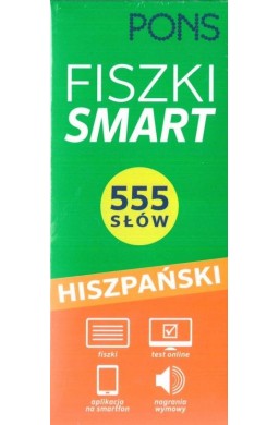 Fiszki Smart 555 słów. Hiszpański w.2022